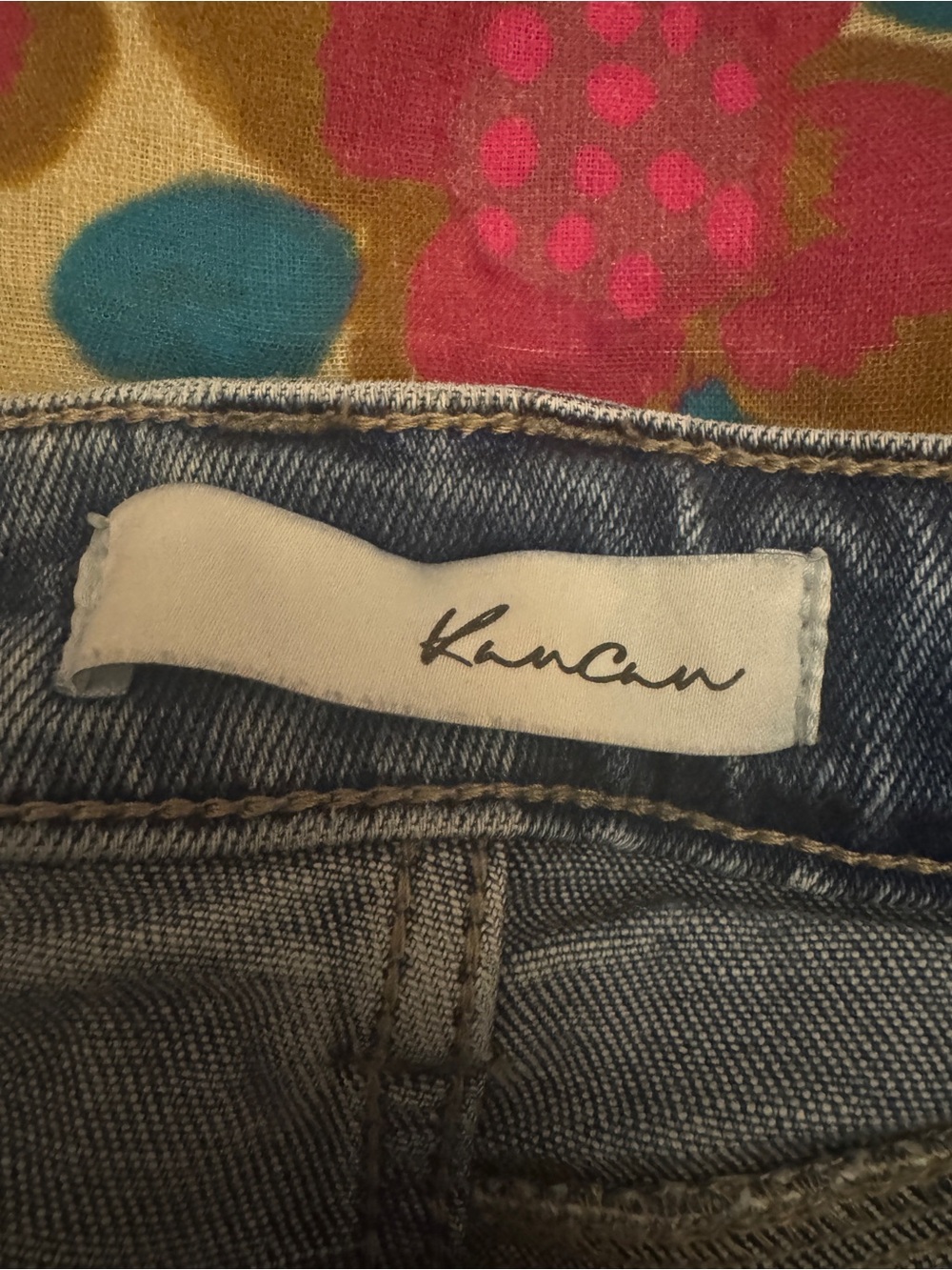 Kancan Mid-Rise Button Fly Distressed Skinny Jeans Size 9/28 30” Inseam - Picture 3 of 9